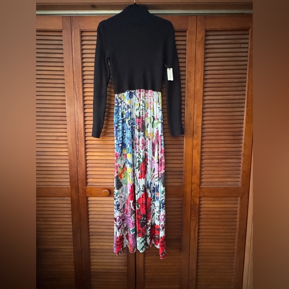 Anthropologie Black and Multicolor Maxi Dress - Picture 3 of 5
